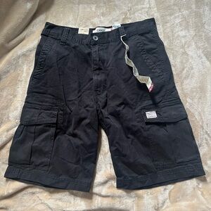Levi's black cargo shorts size 32
